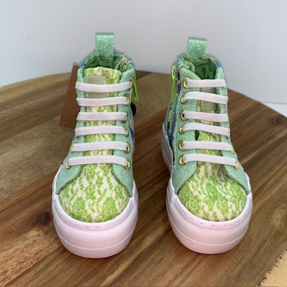 Ground Up Disney Princess and the Frog Tiana Hightop Side Zip Baby Shoes Size 6 - Picture 9 of 14